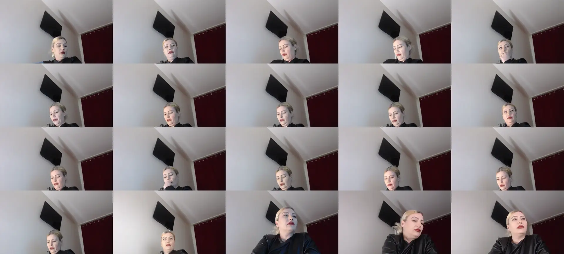 MistressDemy photo contact sheet