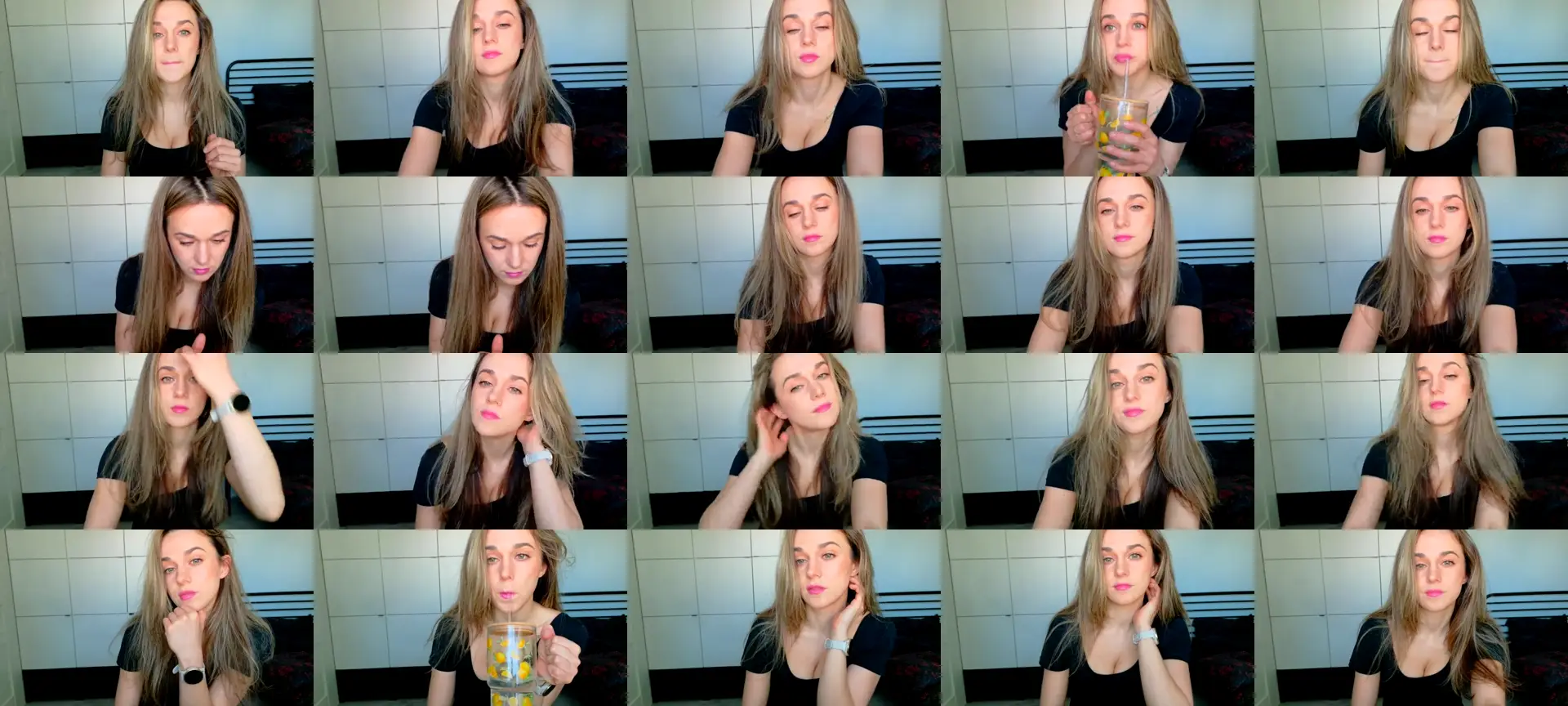 Mmminnie photo contact sheet