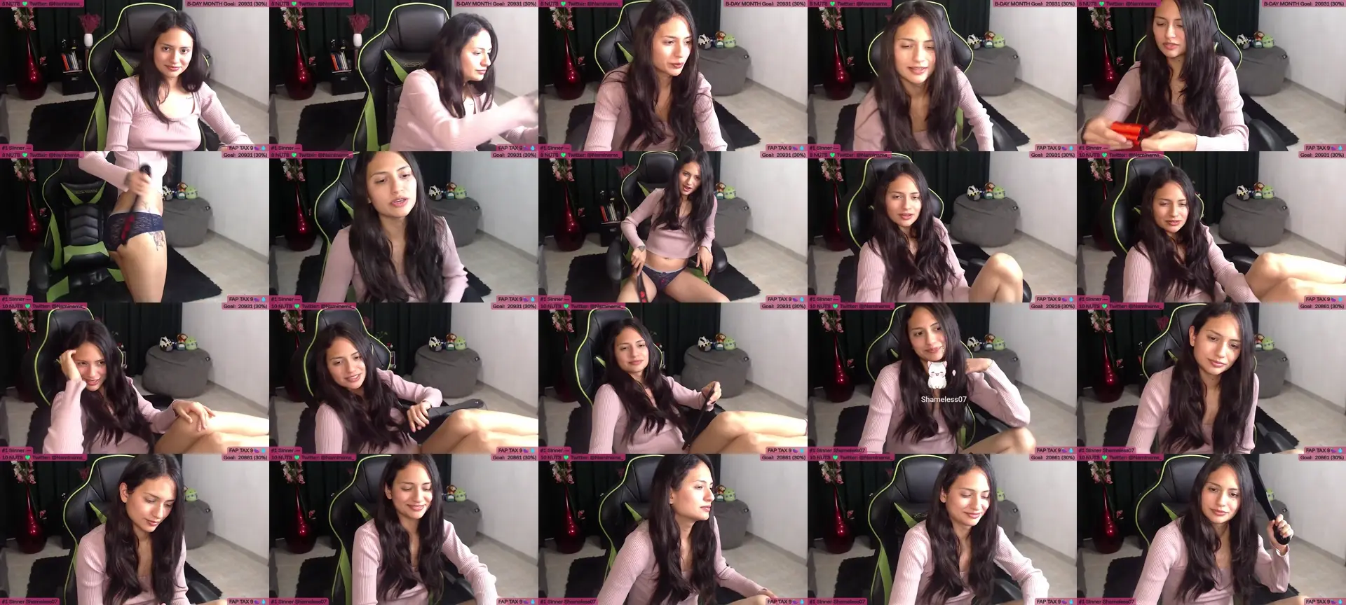 NamiSinner photo contact sheet