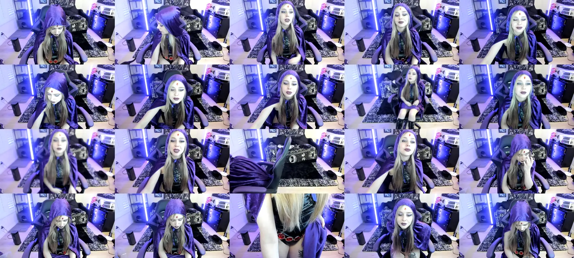 Princesslunar photo contact sheet