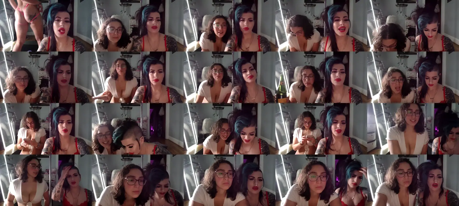 QueenBee1111 photo contact sheet