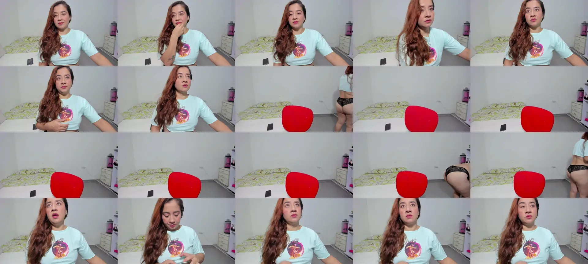 Redhotvelvet photo contact sheet