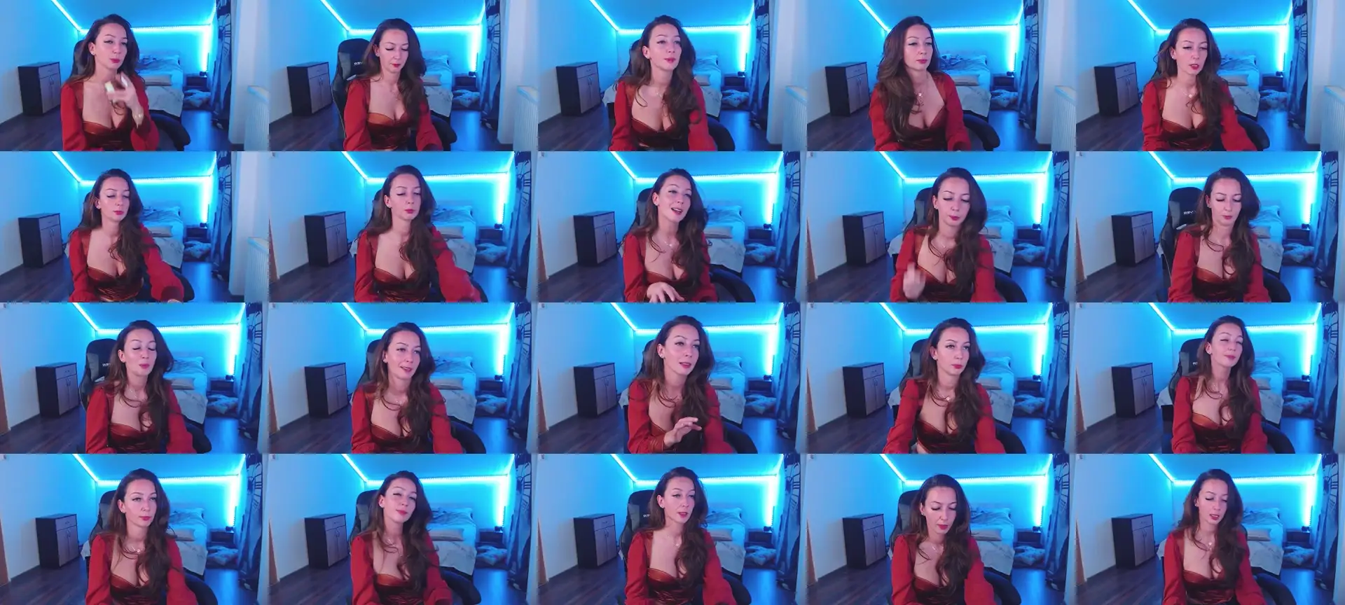 SlimCurly photo contact sheet