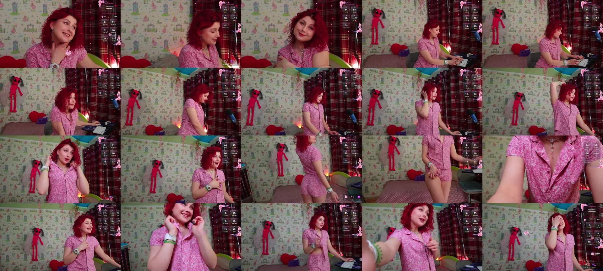 SmokyRose photo contact sheet