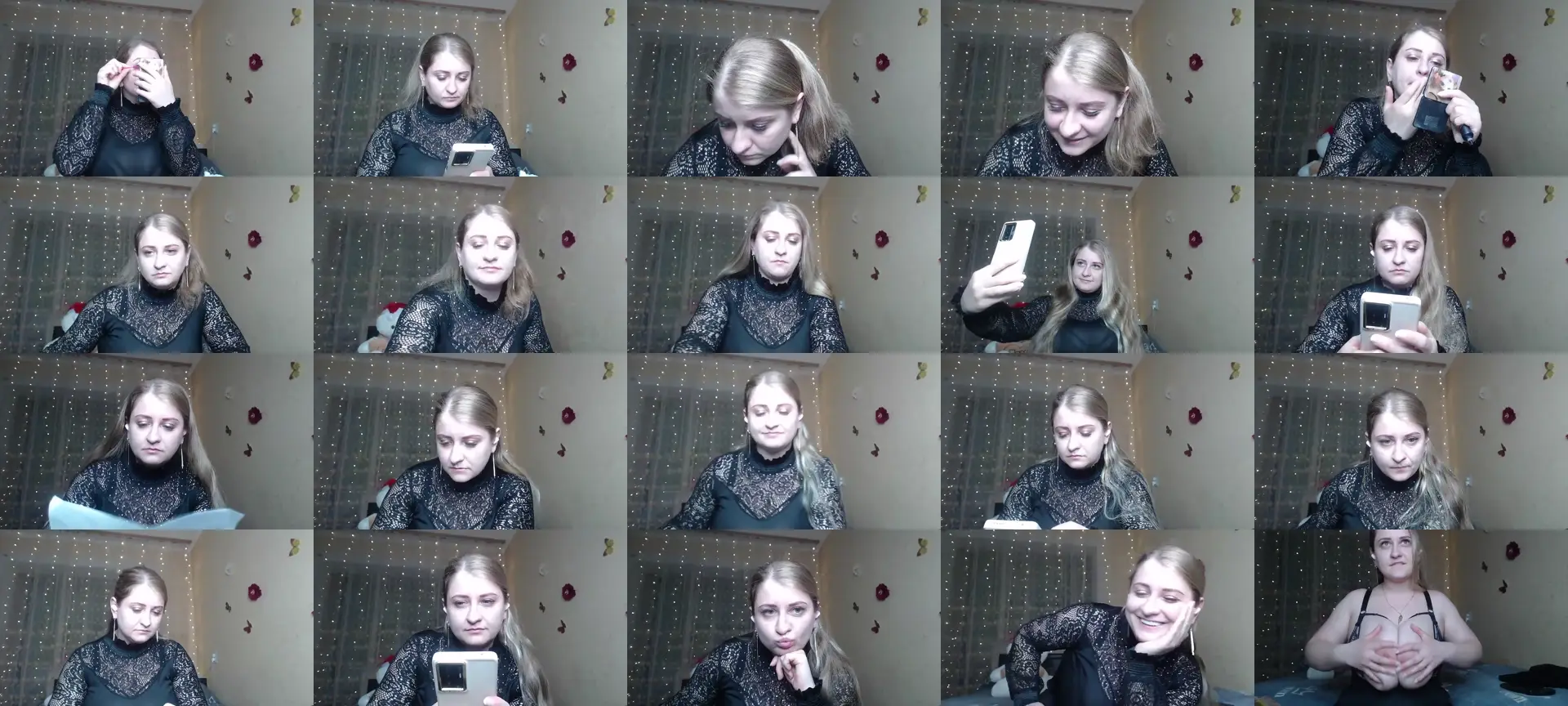 SweetAngely77 photo contact sheet