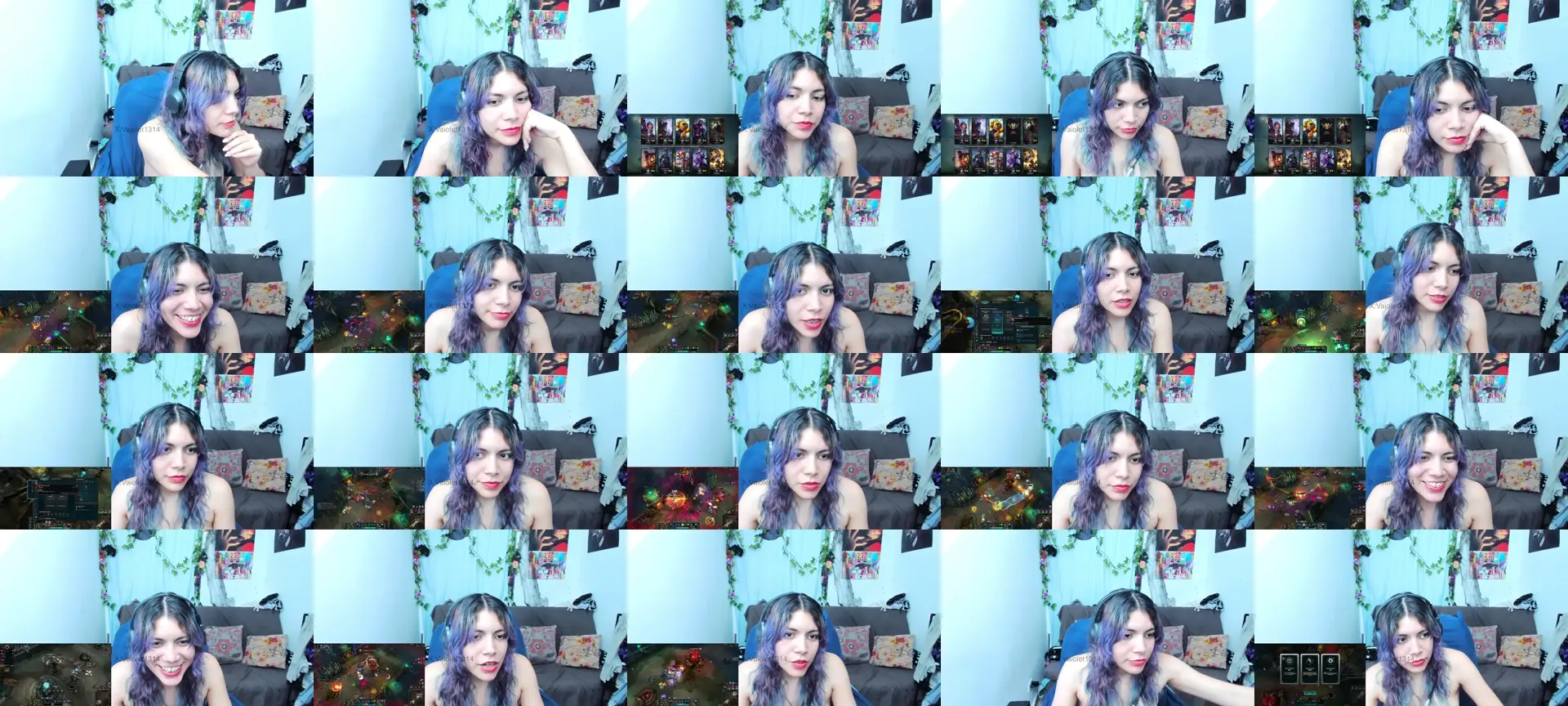 Vaiolet1314 photo contact sheet