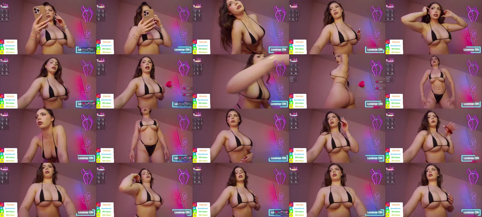 YssaDiamonnd photo contact sheet