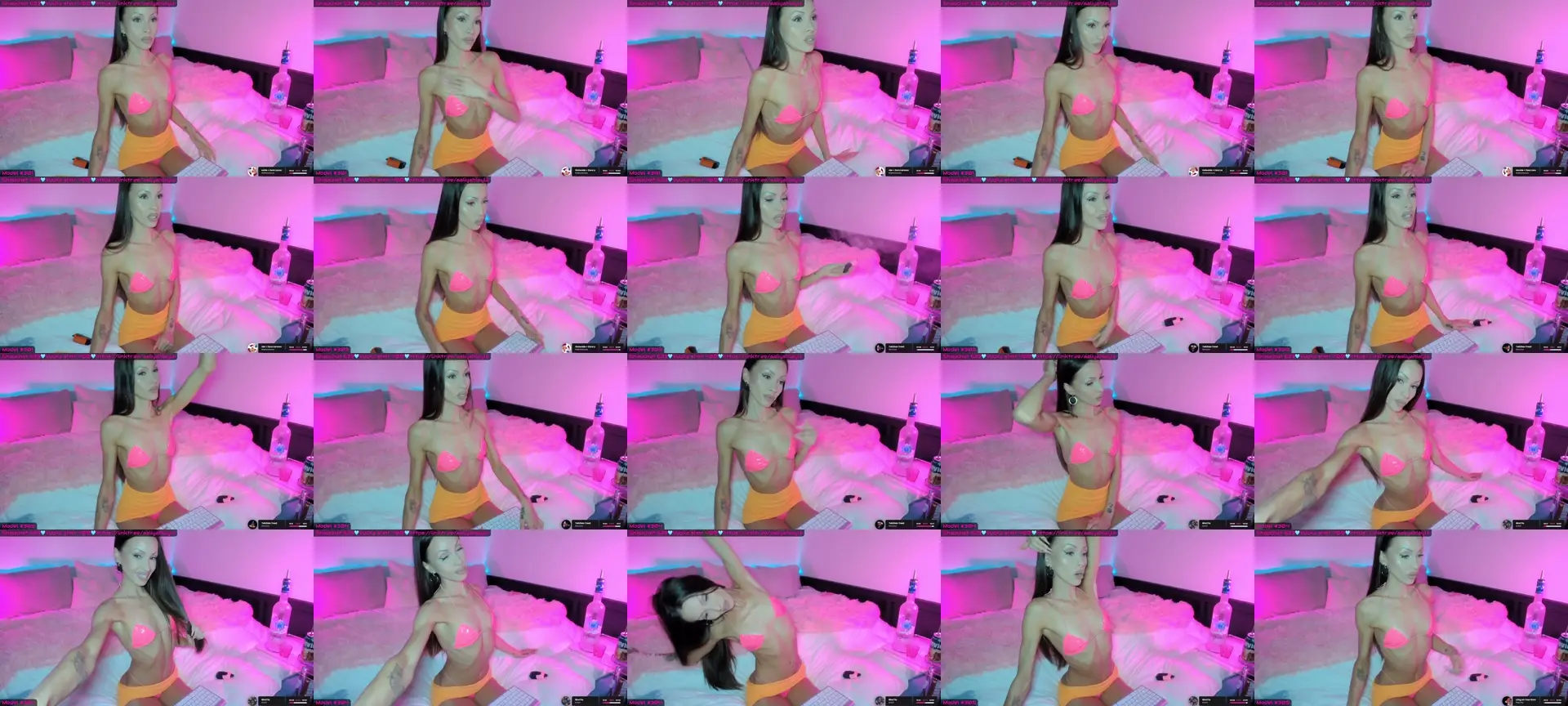 AaliyahLayla photo contact sheet