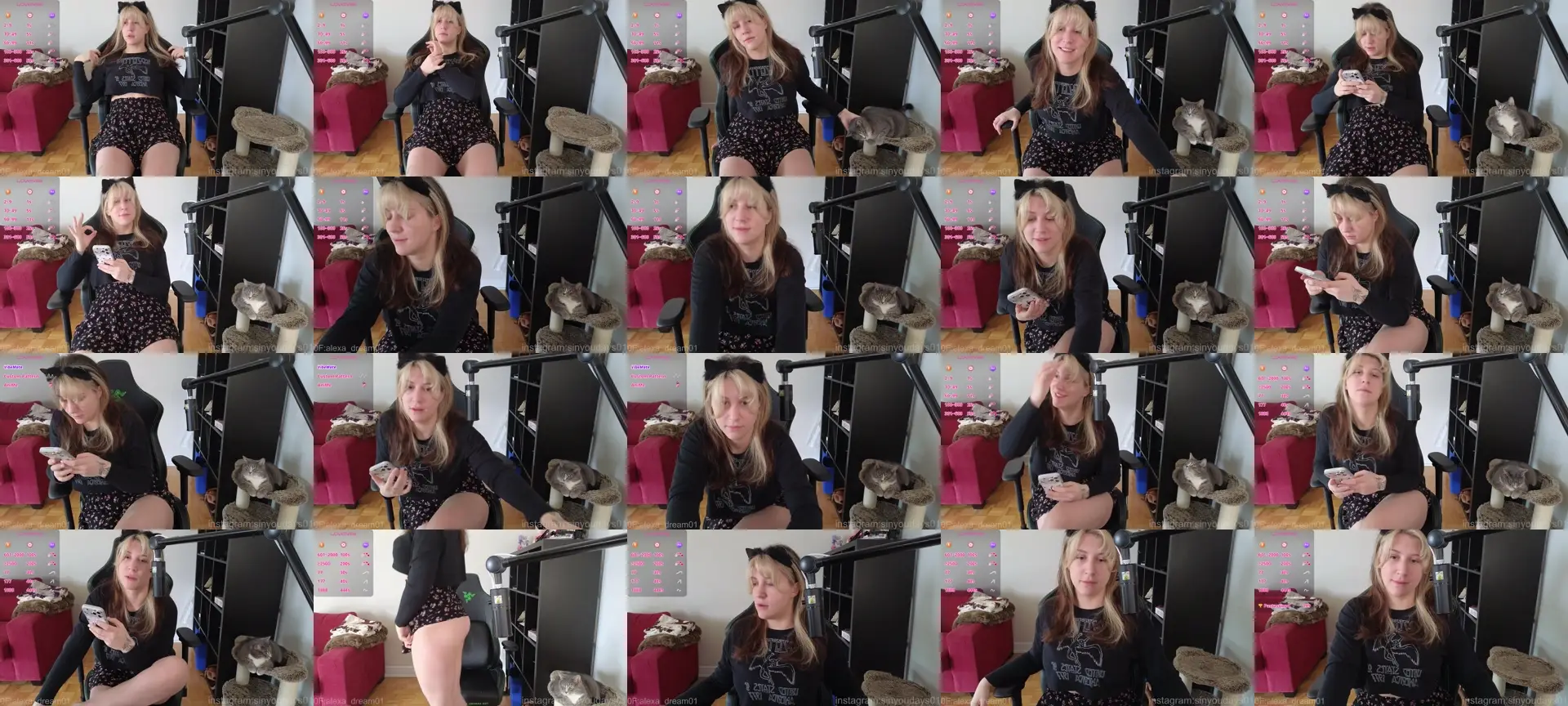 alexa_dream1 photo contact sheet