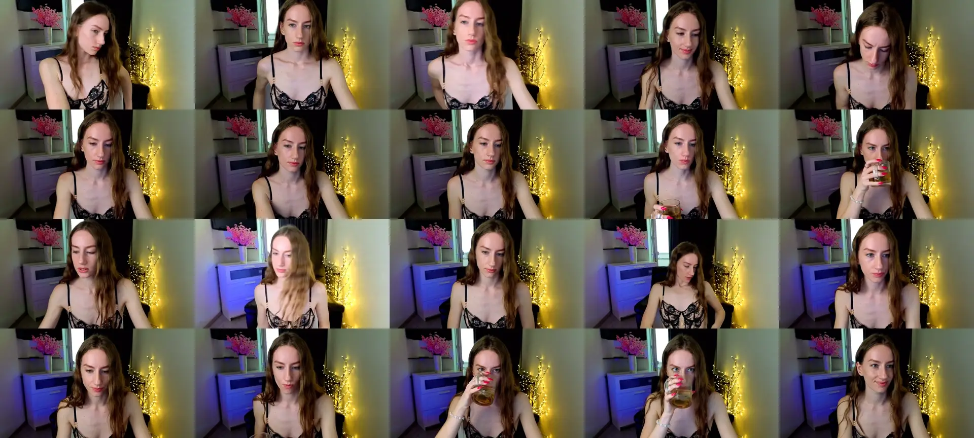 AngelXRose photo contact sheet