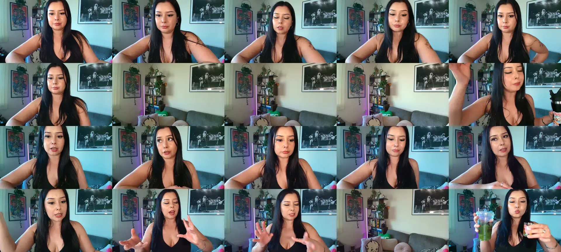 ArianaFoxxx photo contact sheet