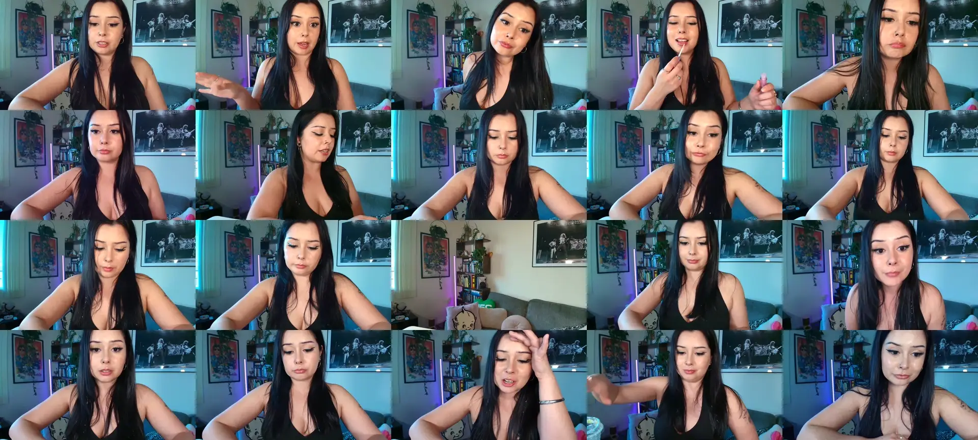 ArianaFoxxx photo contact sheet