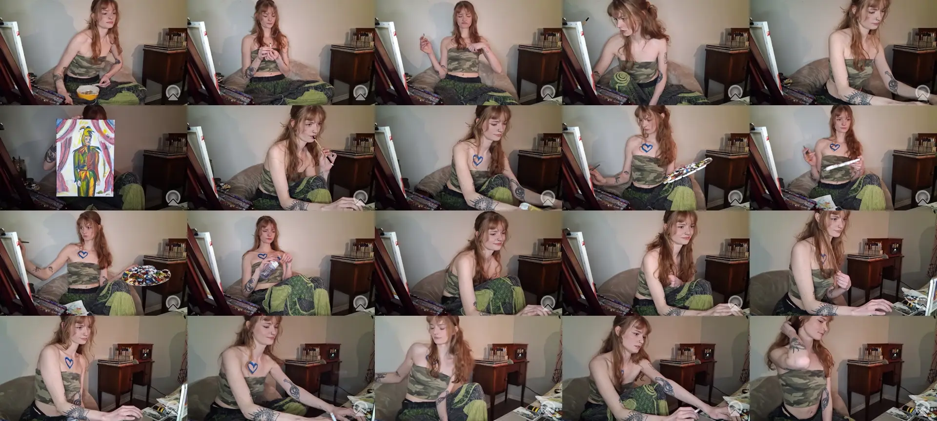 AshTheNymph photo contact sheet