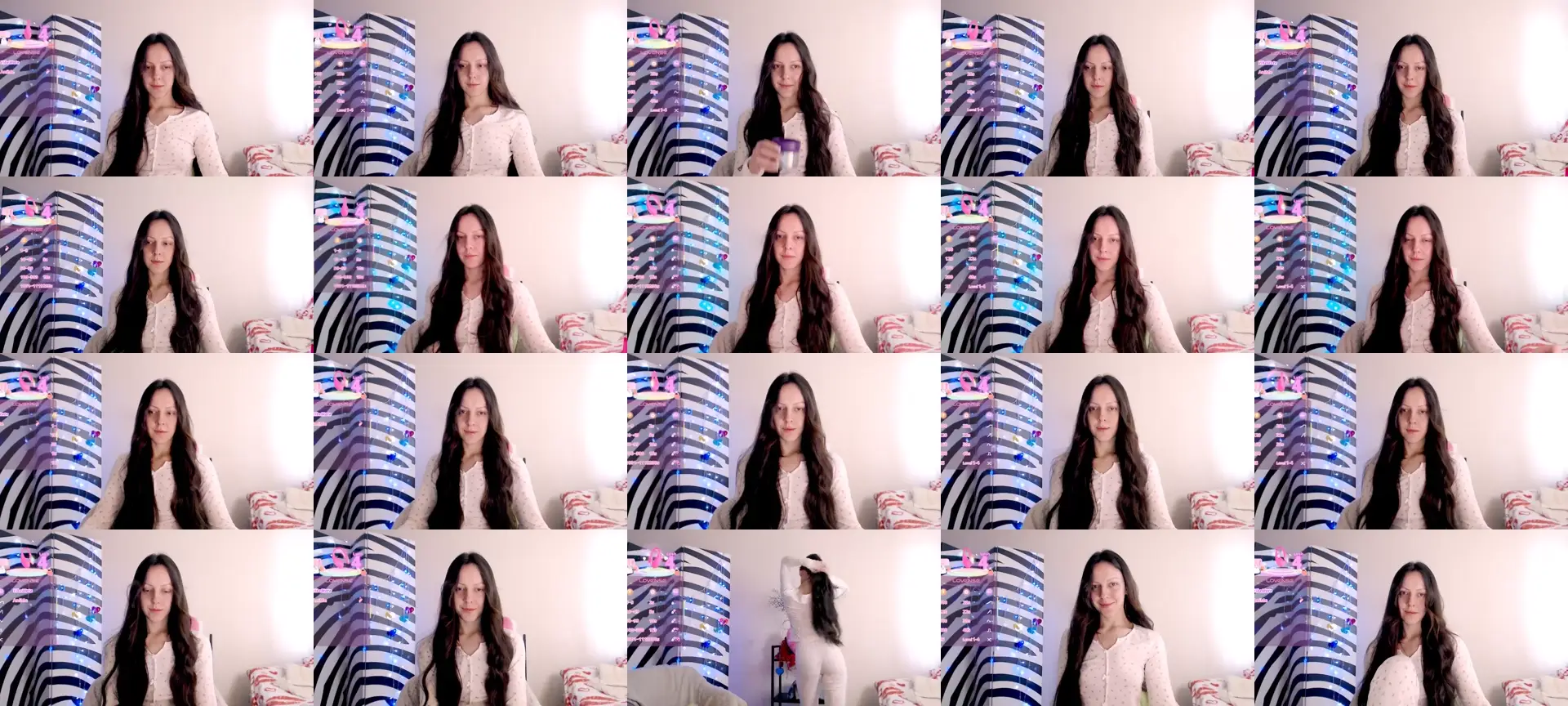 BareflySi photo contact sheet