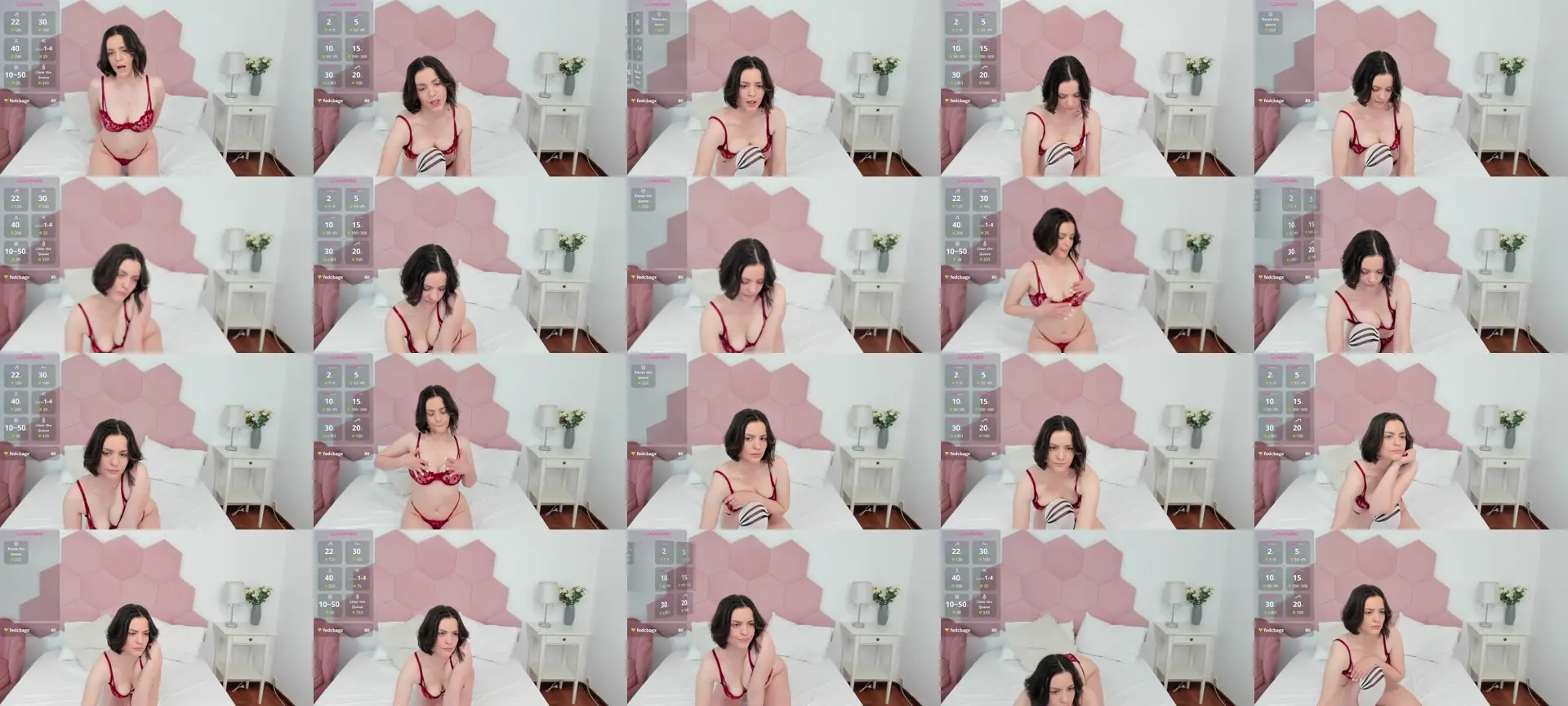 BellaWhite69 photo contact sheet