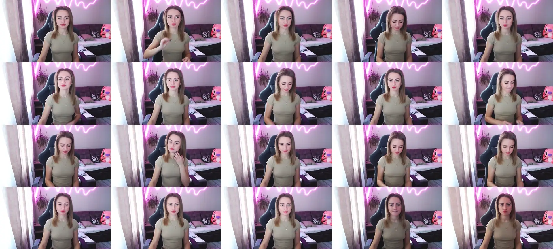 BlackLovee photo contact sheet