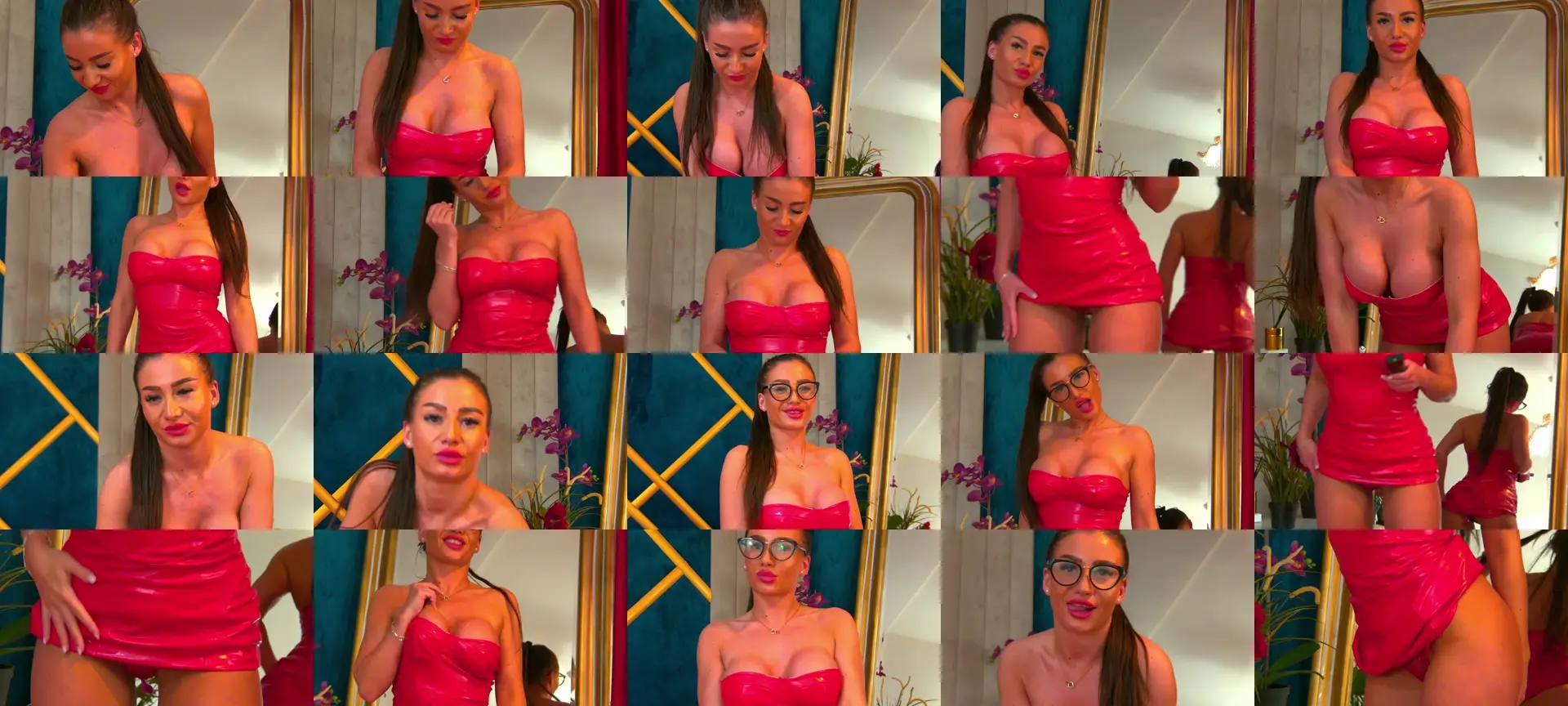 BruneteBombix photo contact sheet