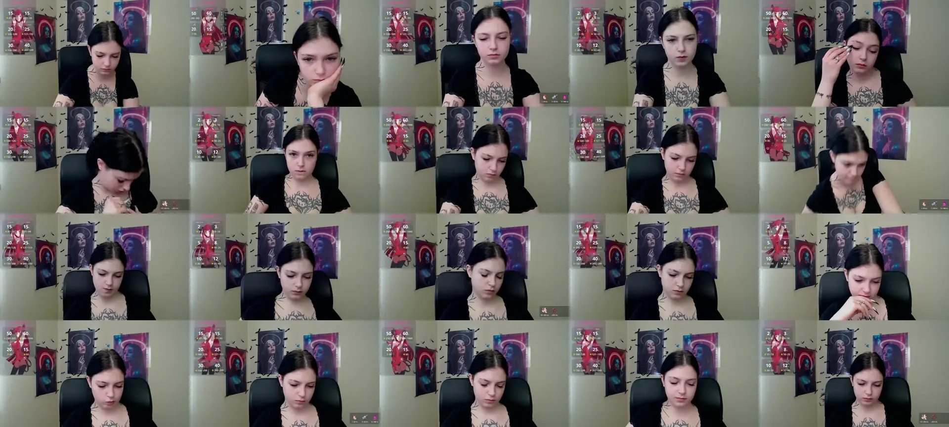 CrazyCherry photo contact sheet