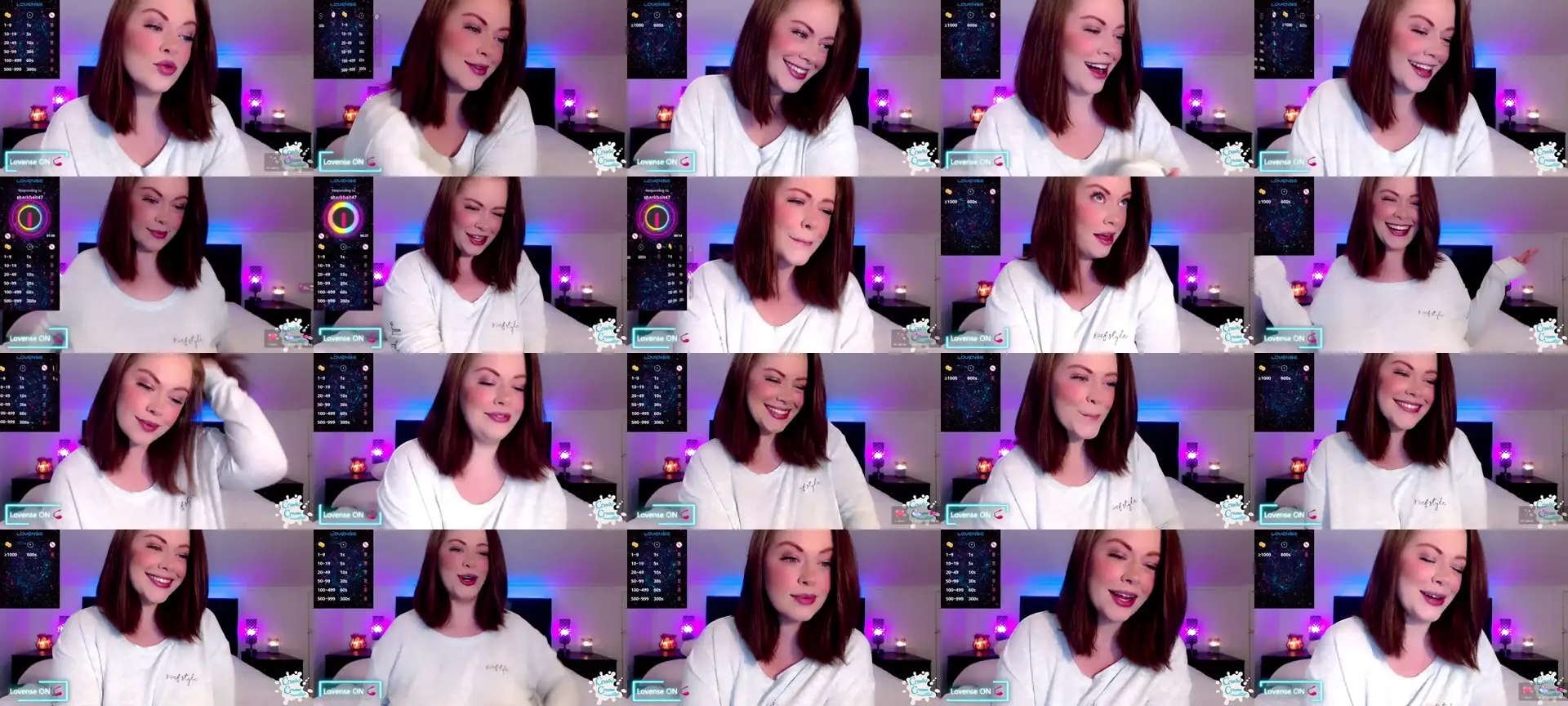 CrystalCream photo contact sheet