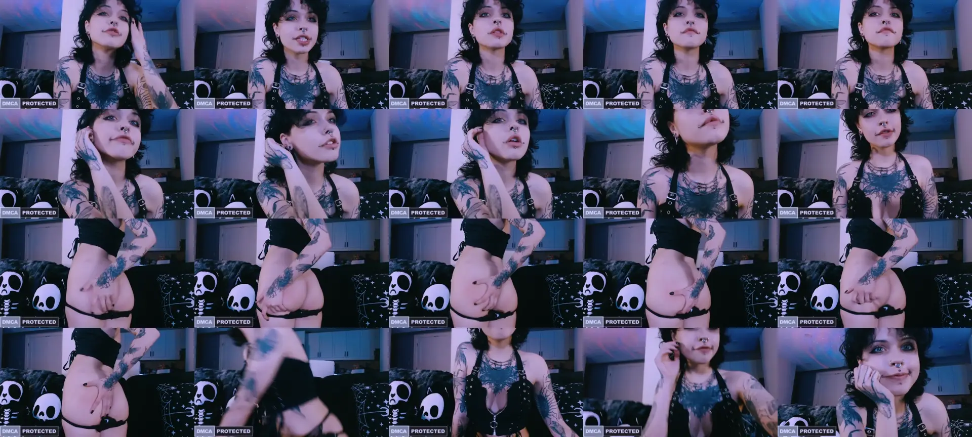 CuddleFoxy photo contact sheet