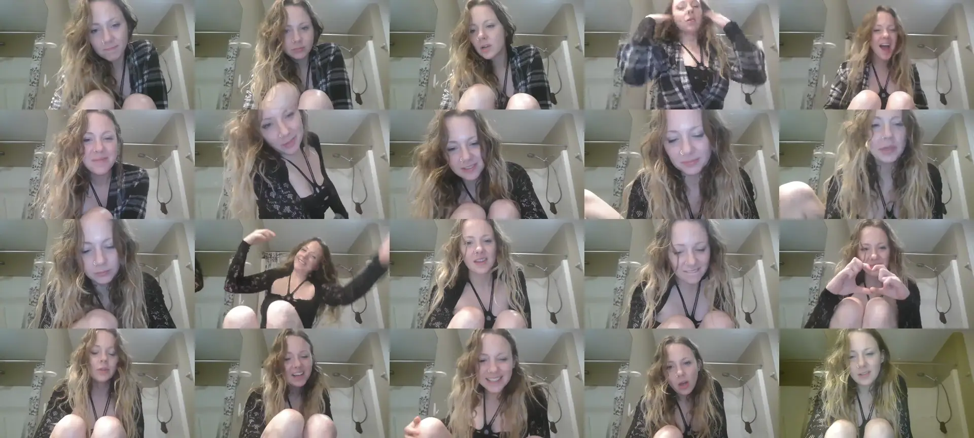 CuteyCourtney photo contact sheet