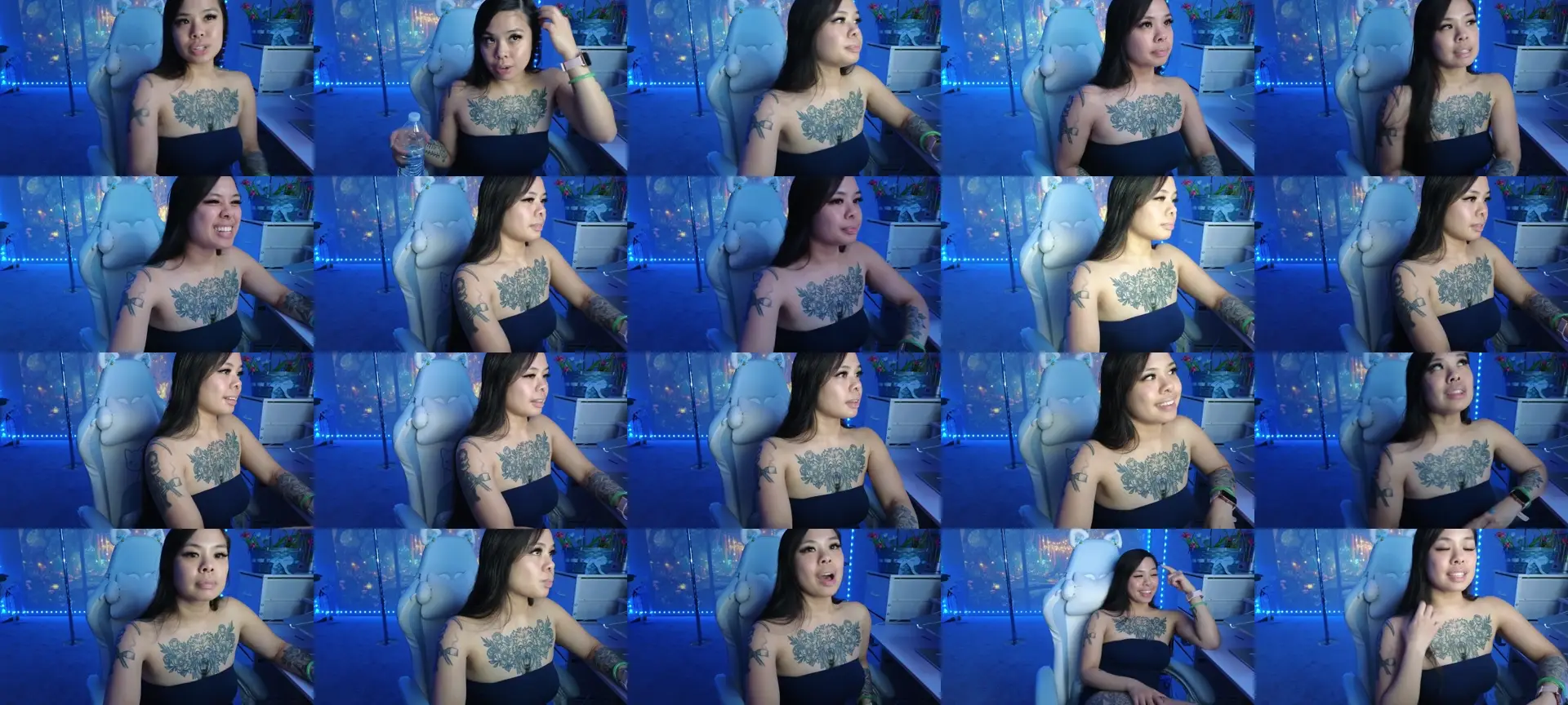 dolllface photo contact sheet