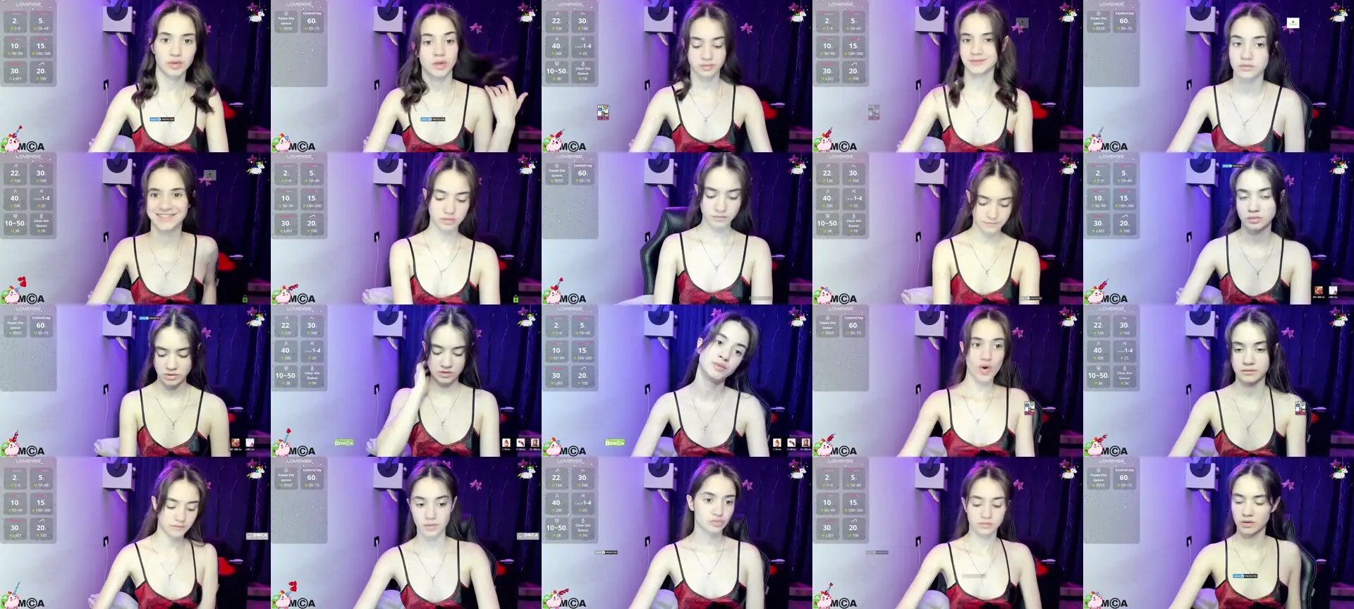 Evangalieque photo contact sheet