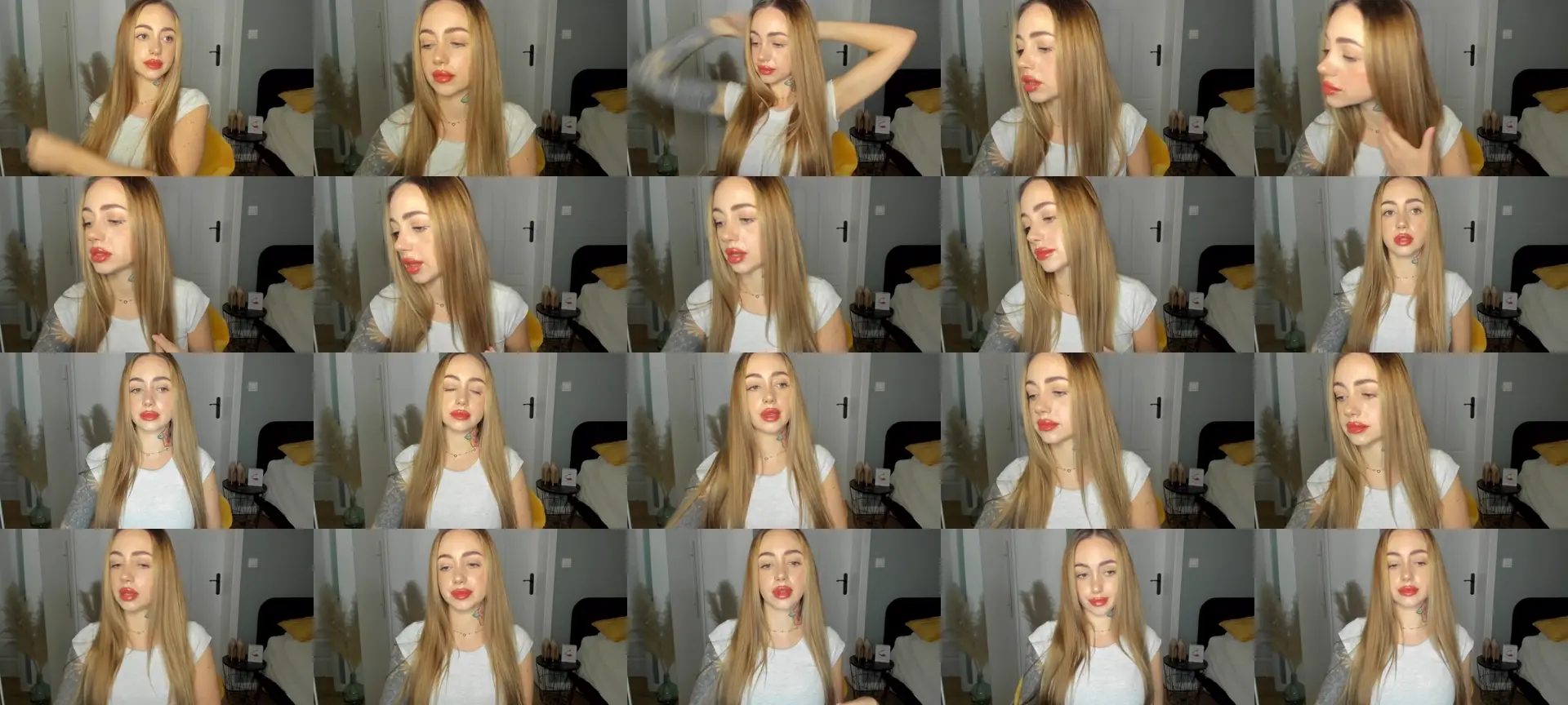 FlowerCoralie photo contact sheet