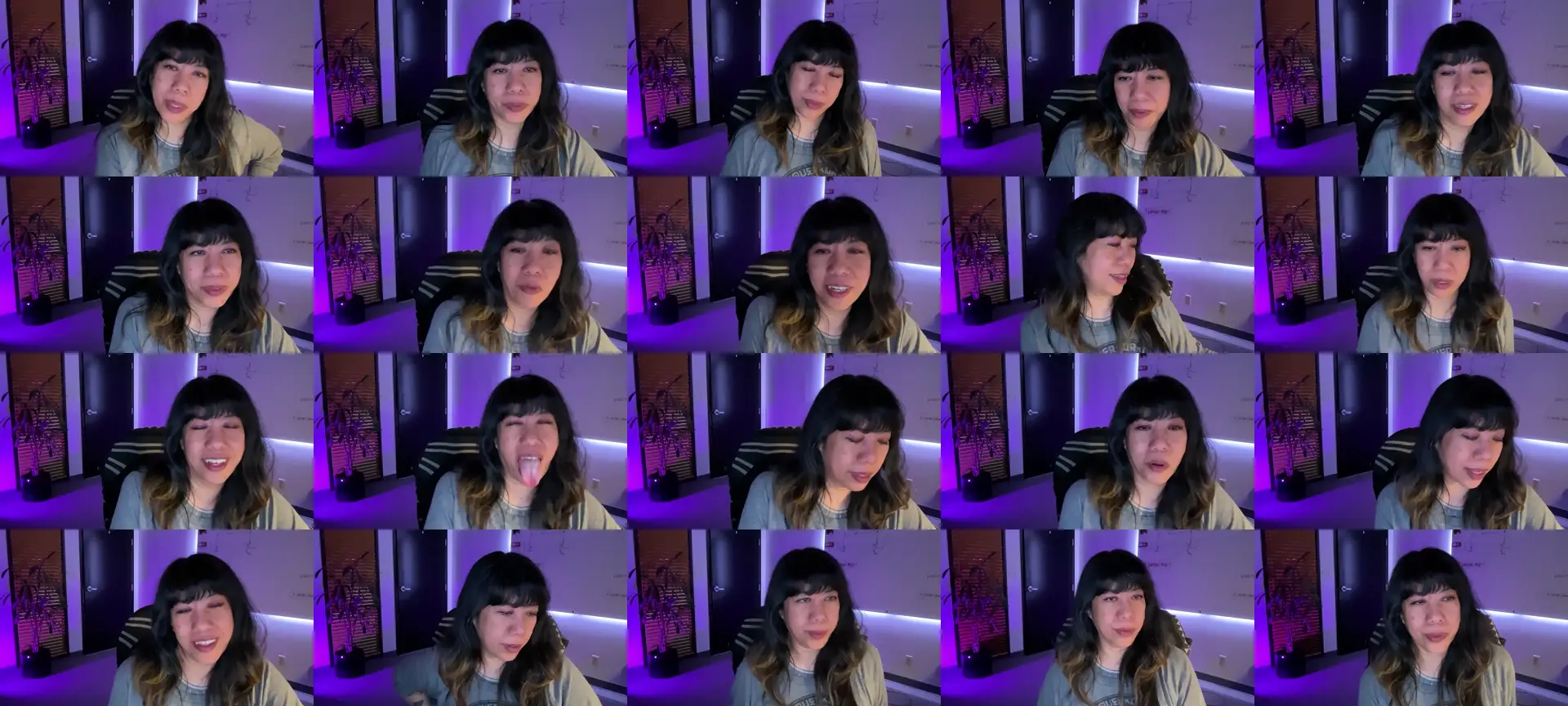 GhostGoddess photo contact sheet
