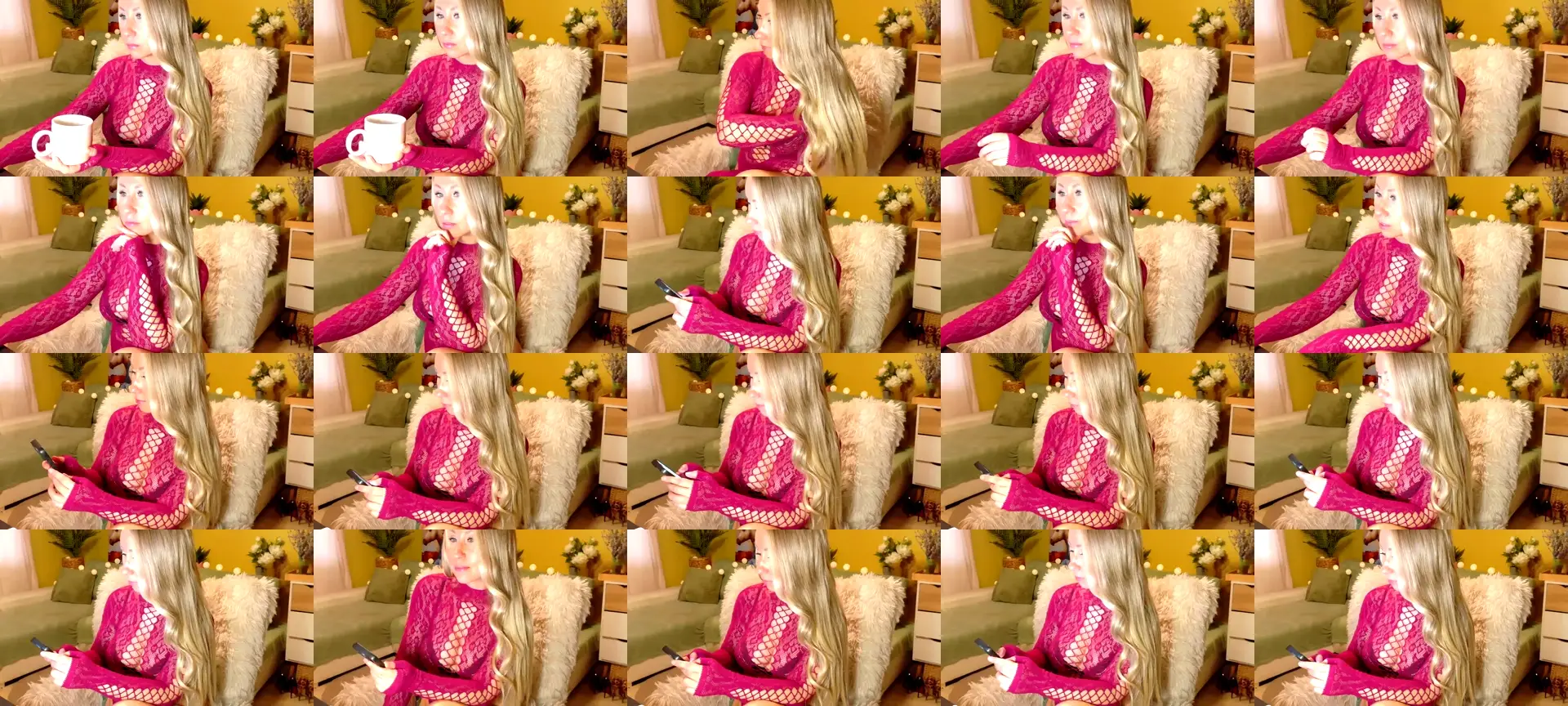 GoddessAurora photo contact sheet