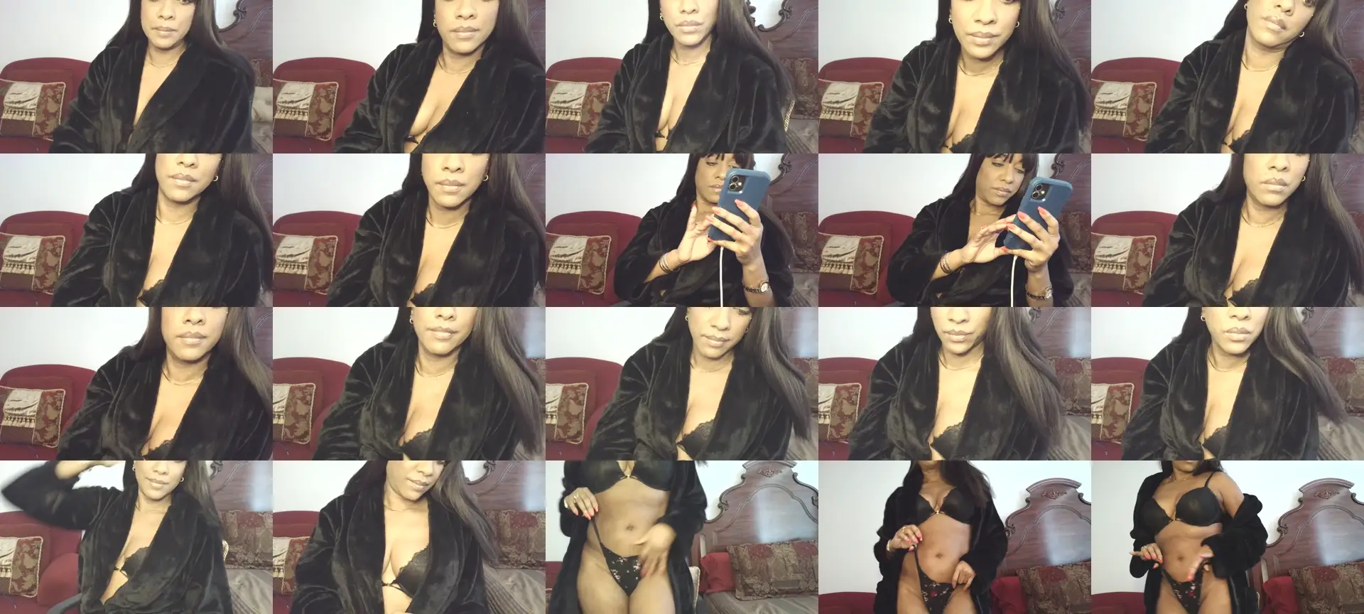 GoddessXandra photo contact sheet