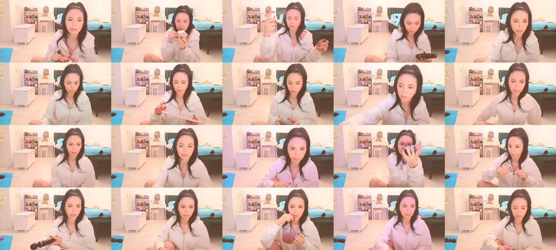 HotCafeDelina photo contact sheet