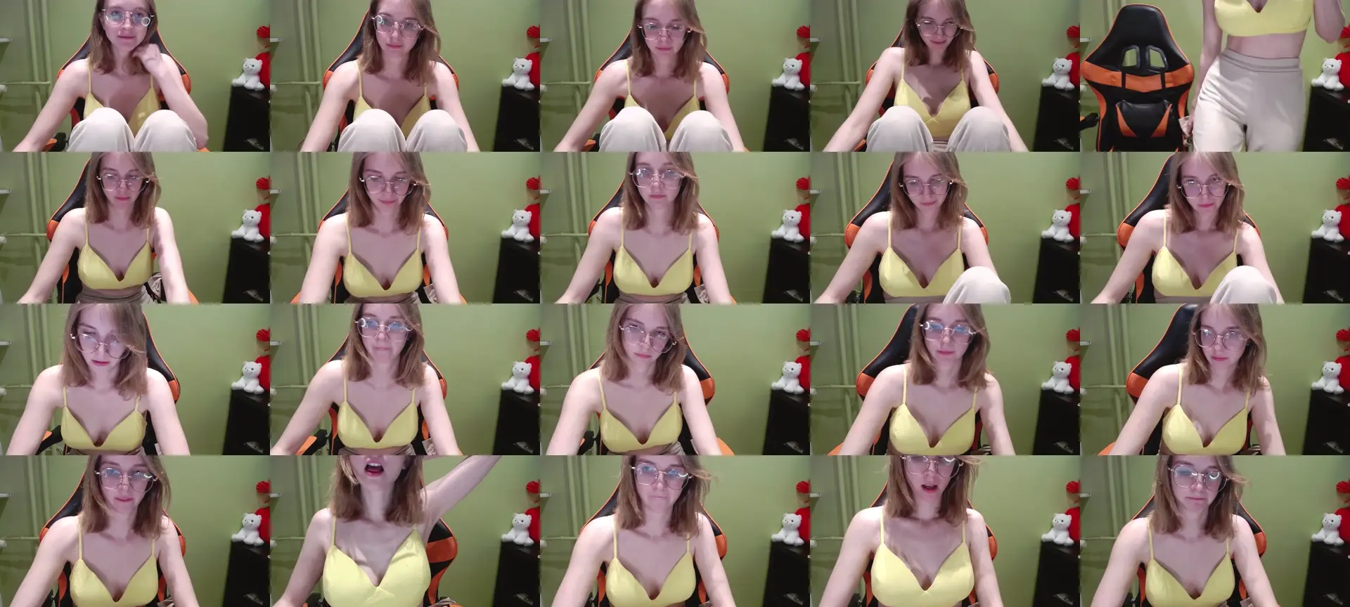 JuicyPenny69 photo contact sheet