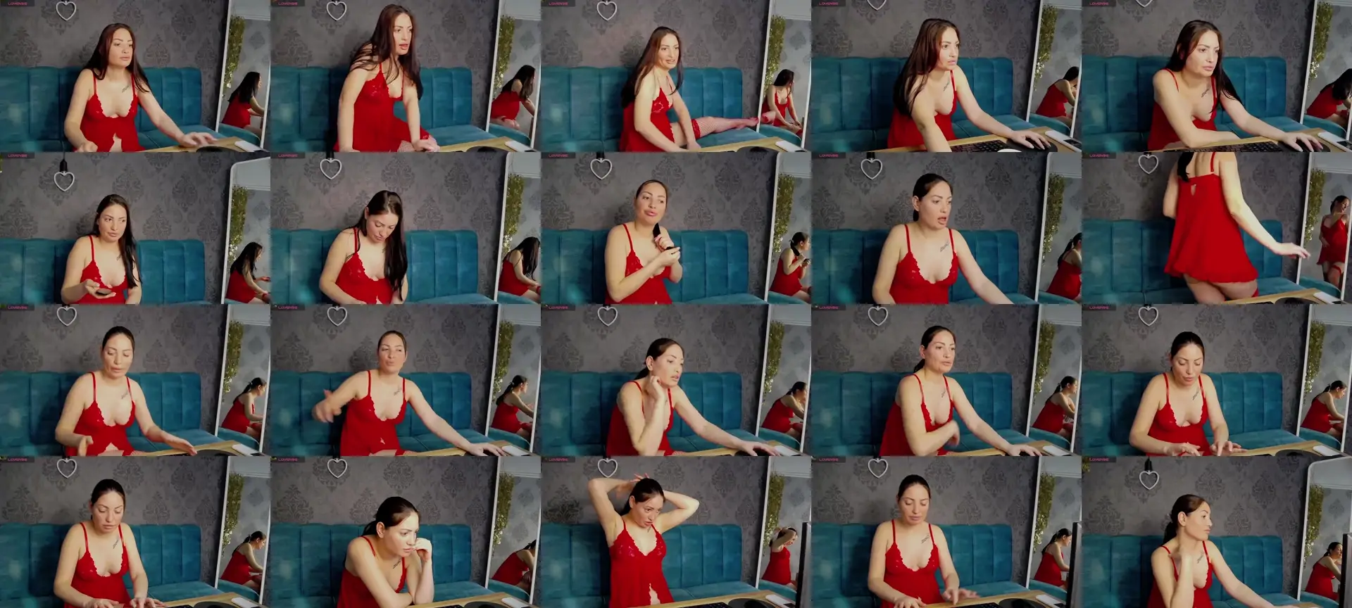 Katyline photo contact sheet