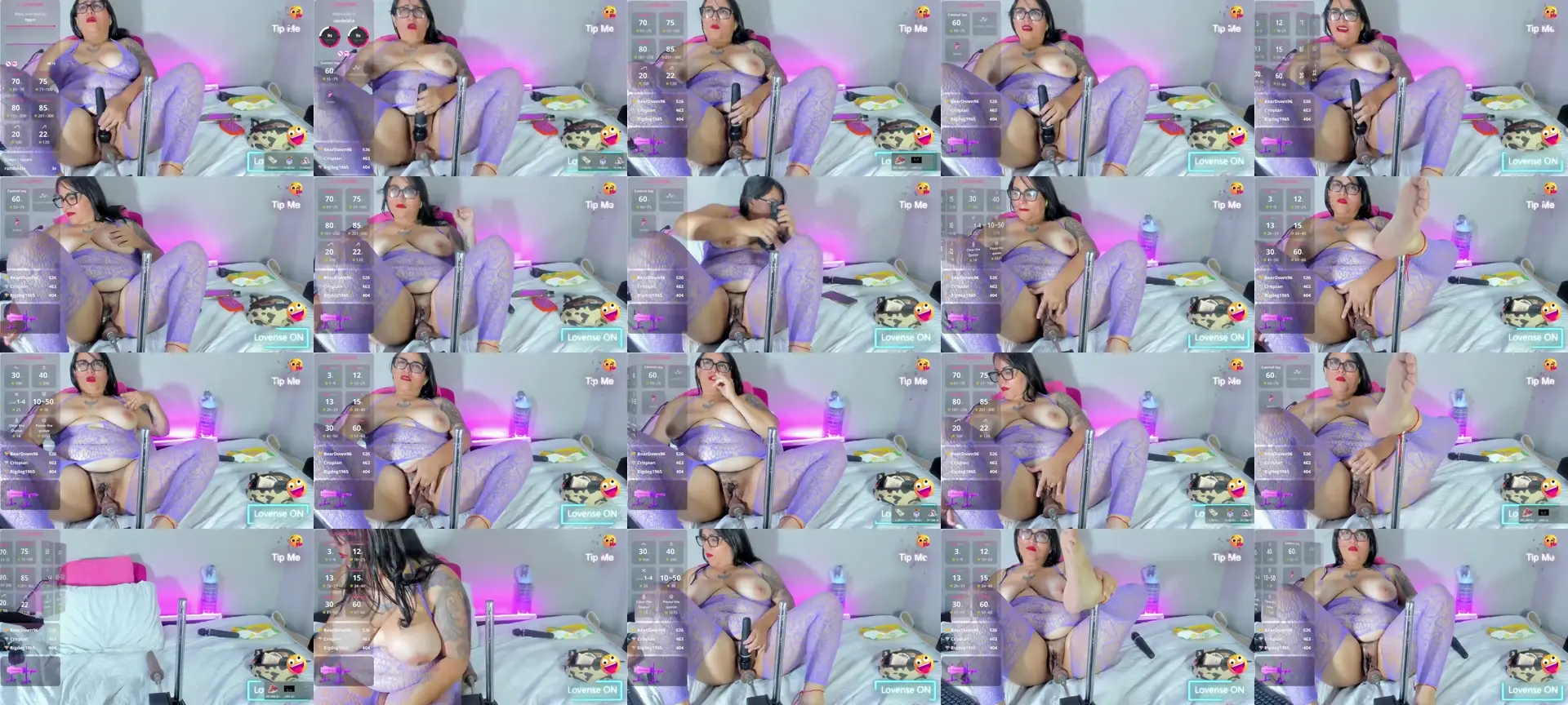 Lady_Scarlett photo contact sheet