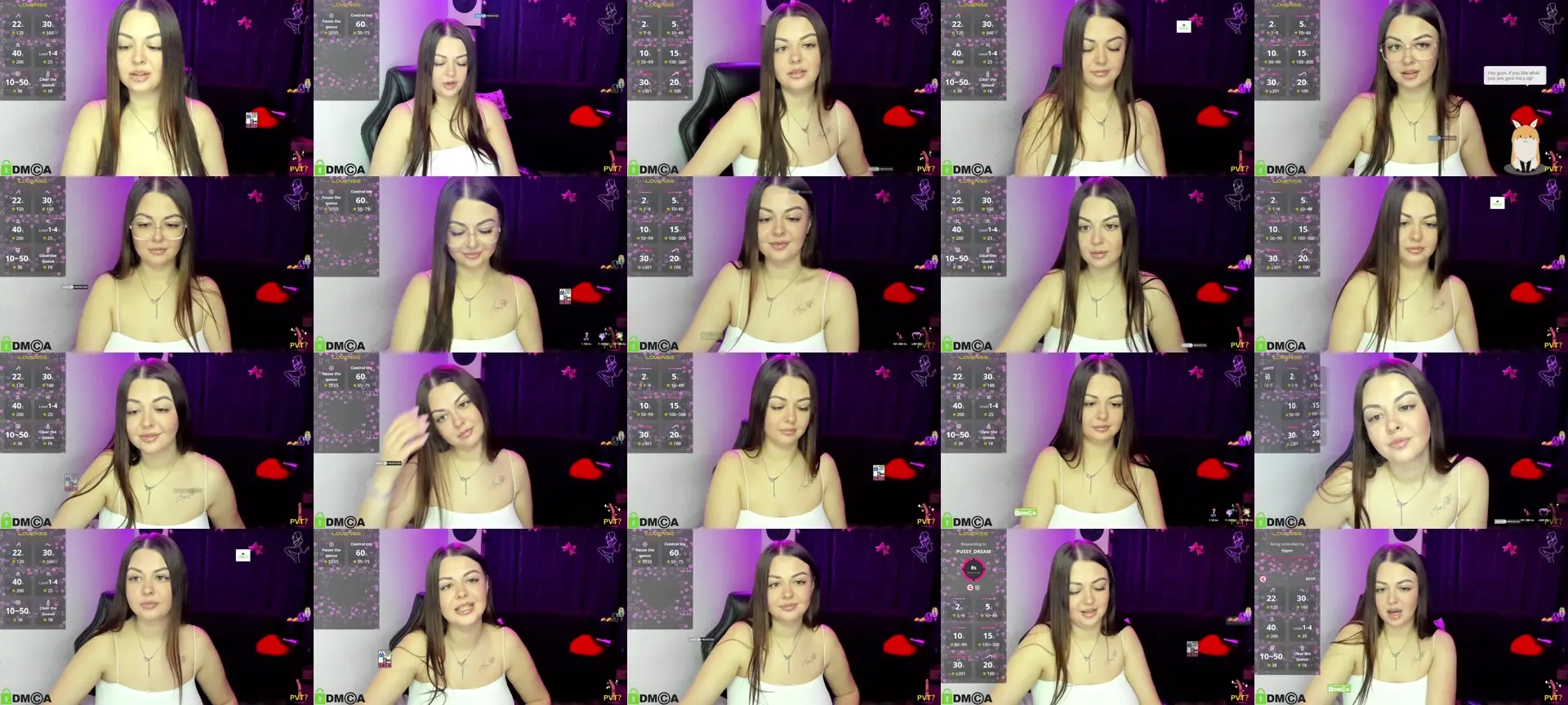 LadyDrummer photo contact sheet