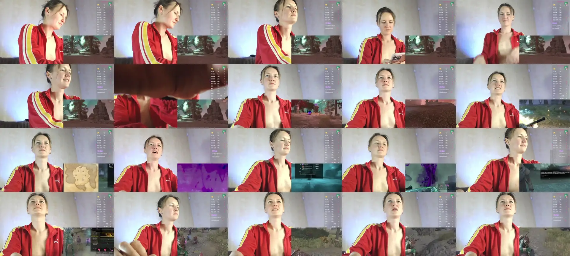 Ladyy_on_MTB photo contact sheet