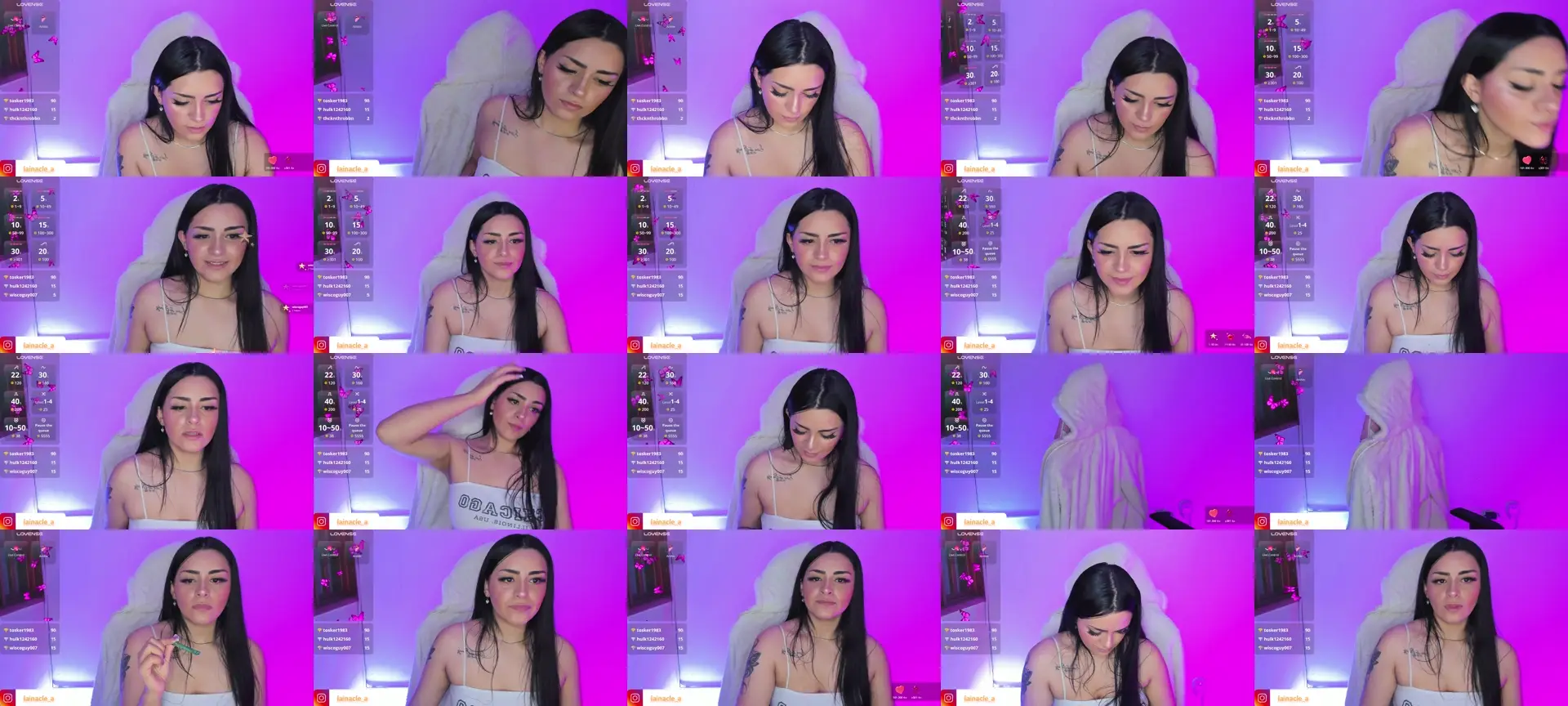 Laina__ photo contact sheet