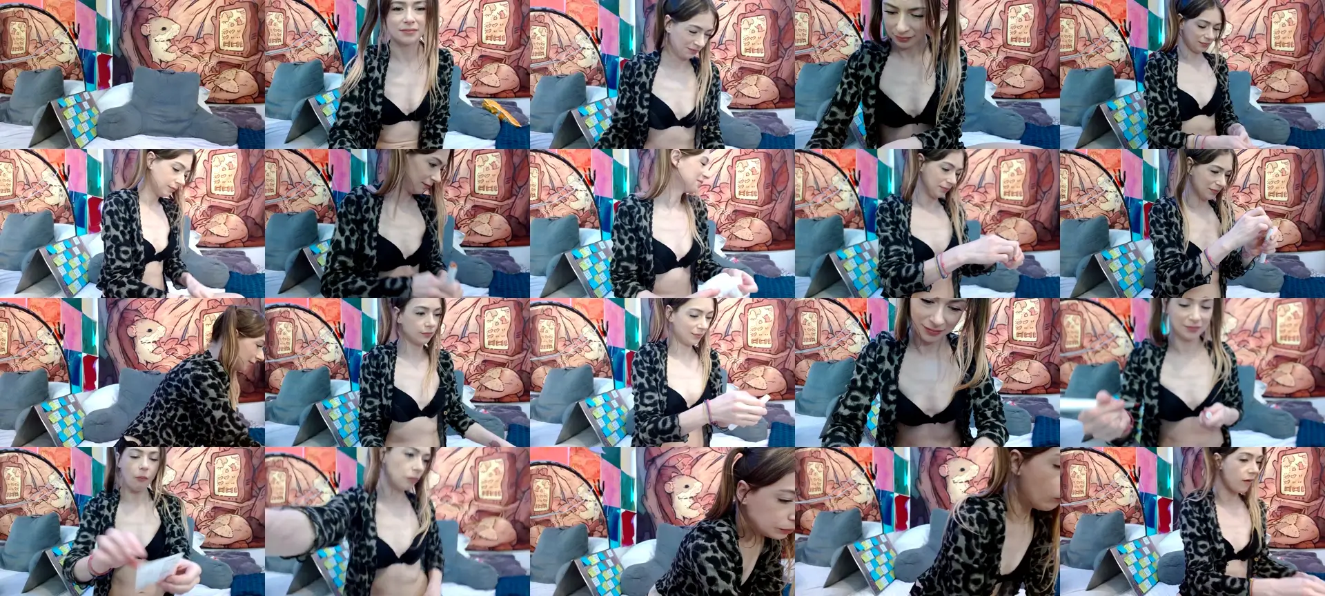 LilLexaFetish photo contact sheet