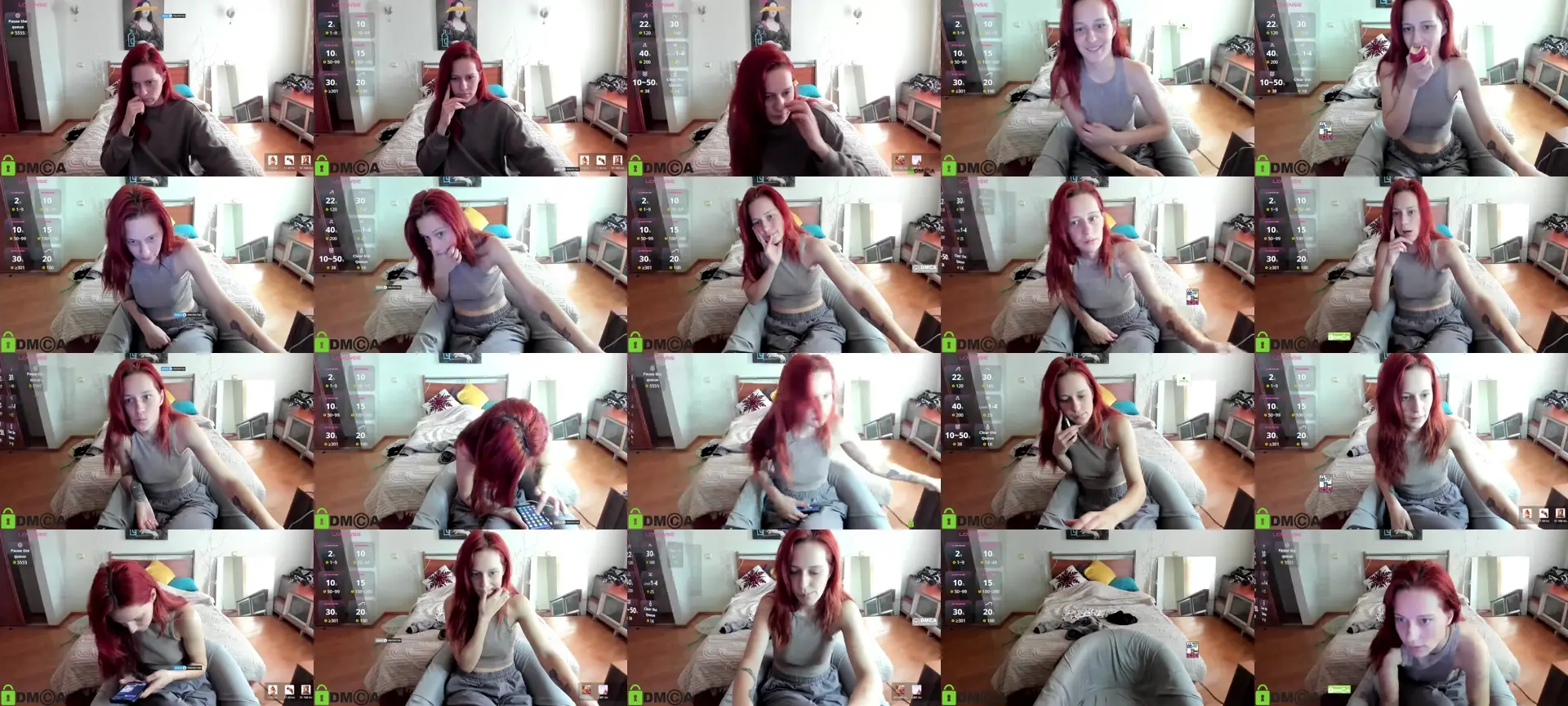 Lily_Violet photo contact sheet