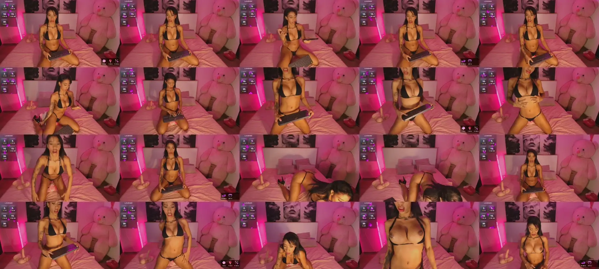 Lindseycoxx photo contact sheet