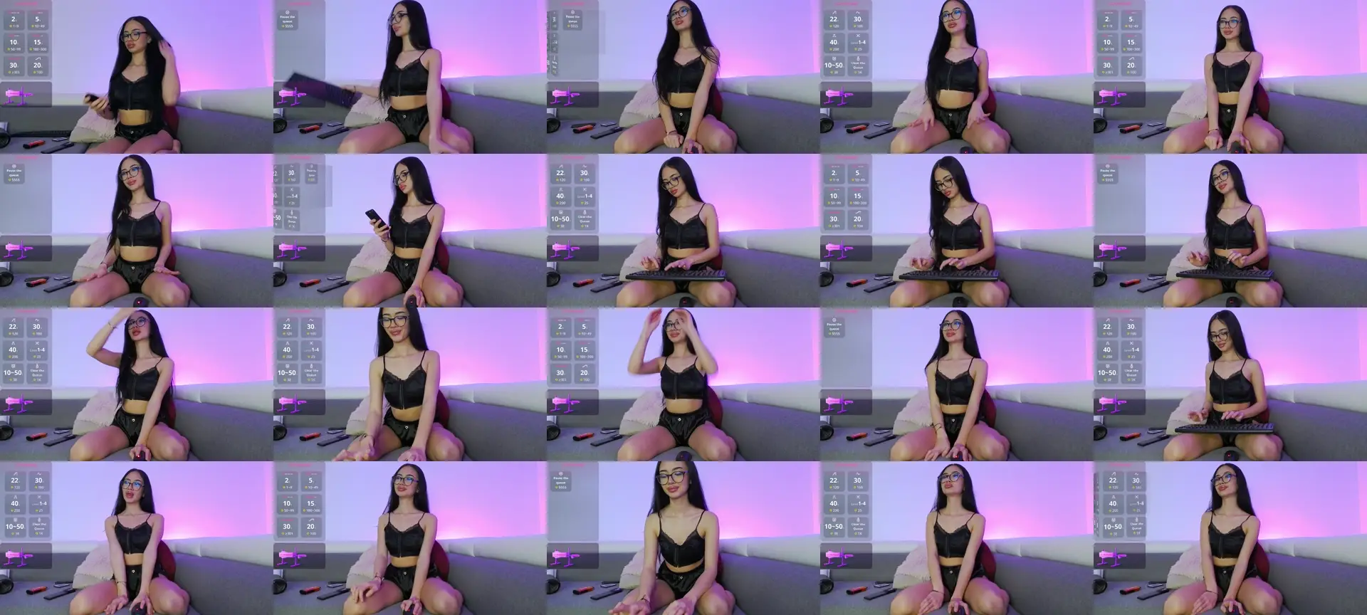 Love_kylie photo contact sheet