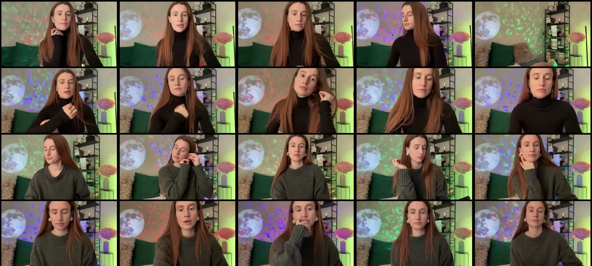 LovelyBvnny photo contact sheet