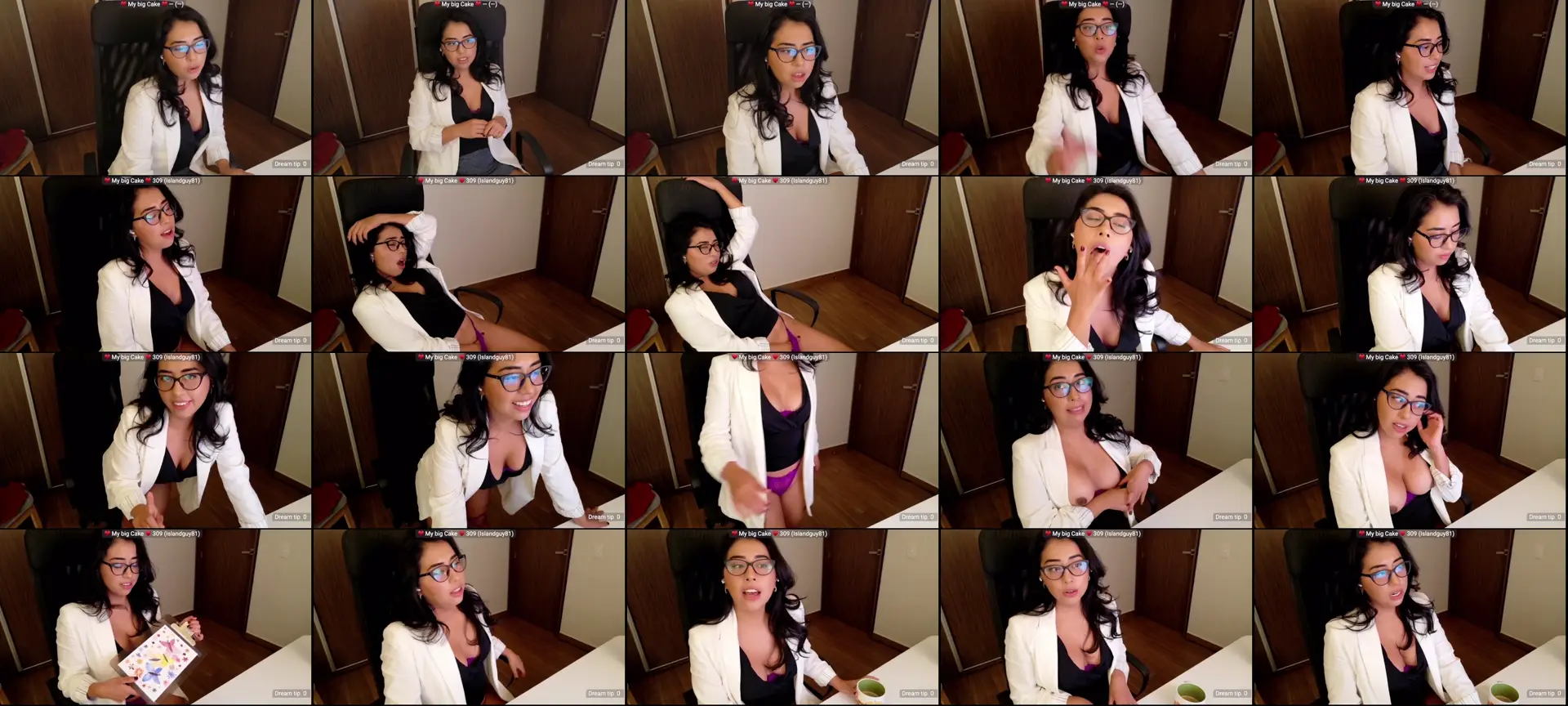 LovelyEvaa photo contact sheet