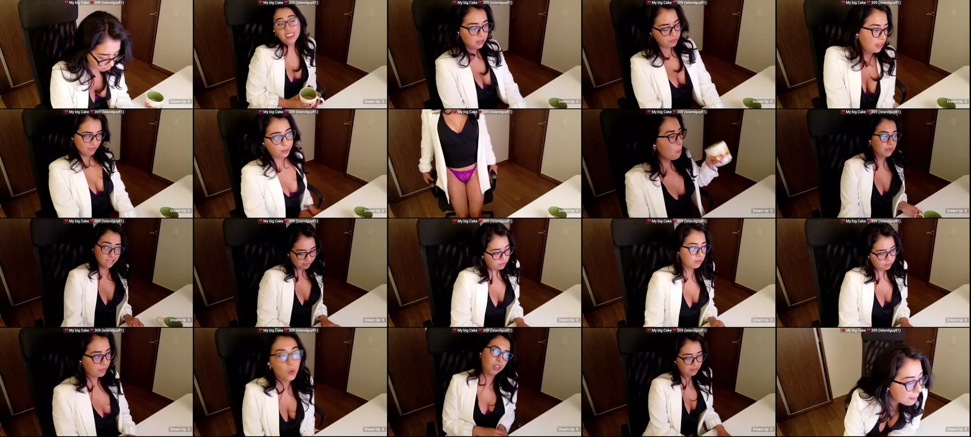 LovelyEvaa photo contact sheet