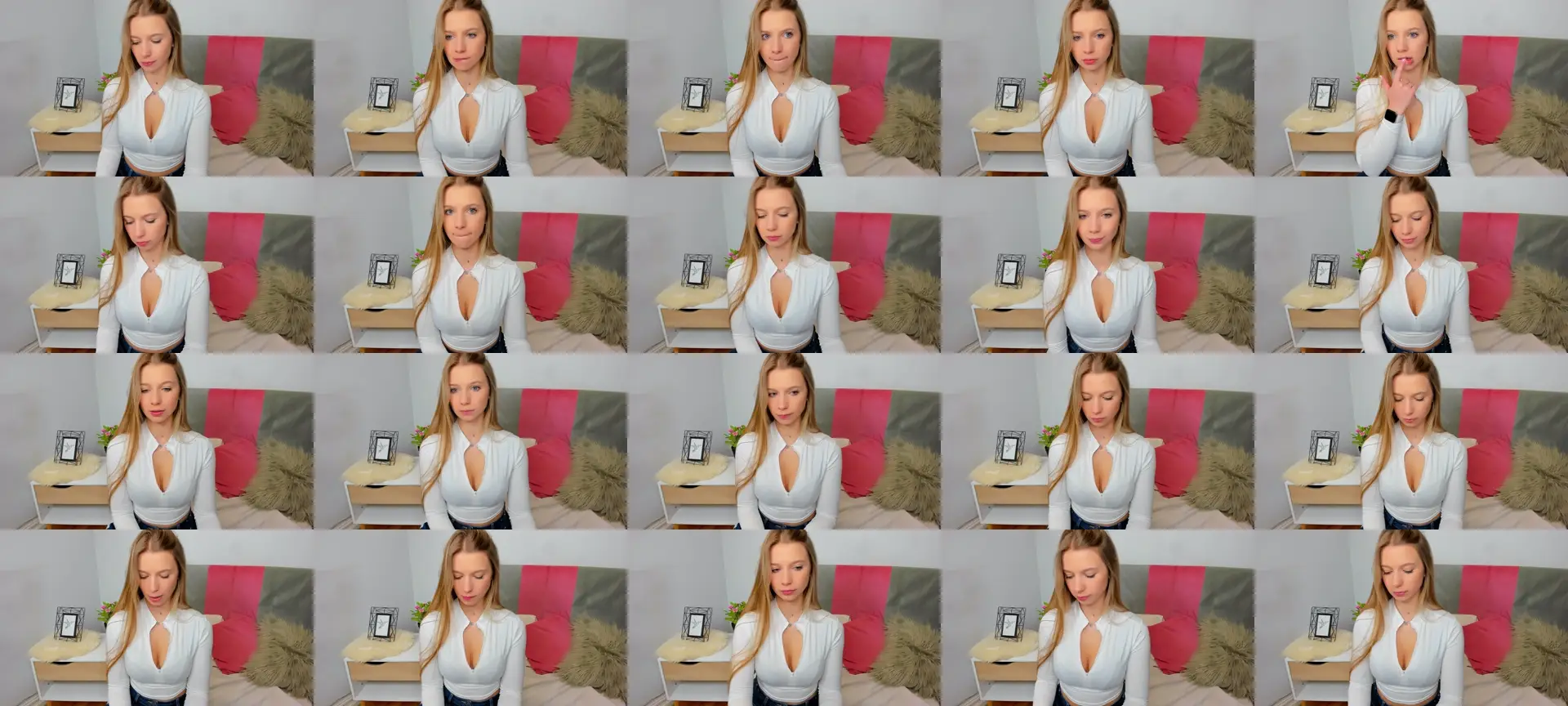 LucyNewBeauty photo contact sheet