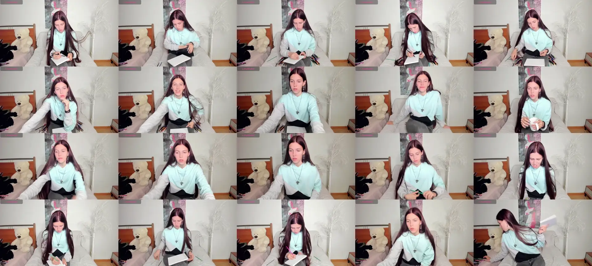 MaryRapunzel photo contact sheet