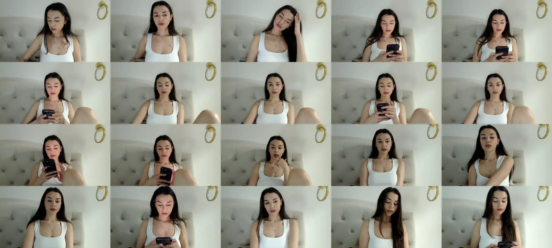 Mika_Gold photo contact sheet