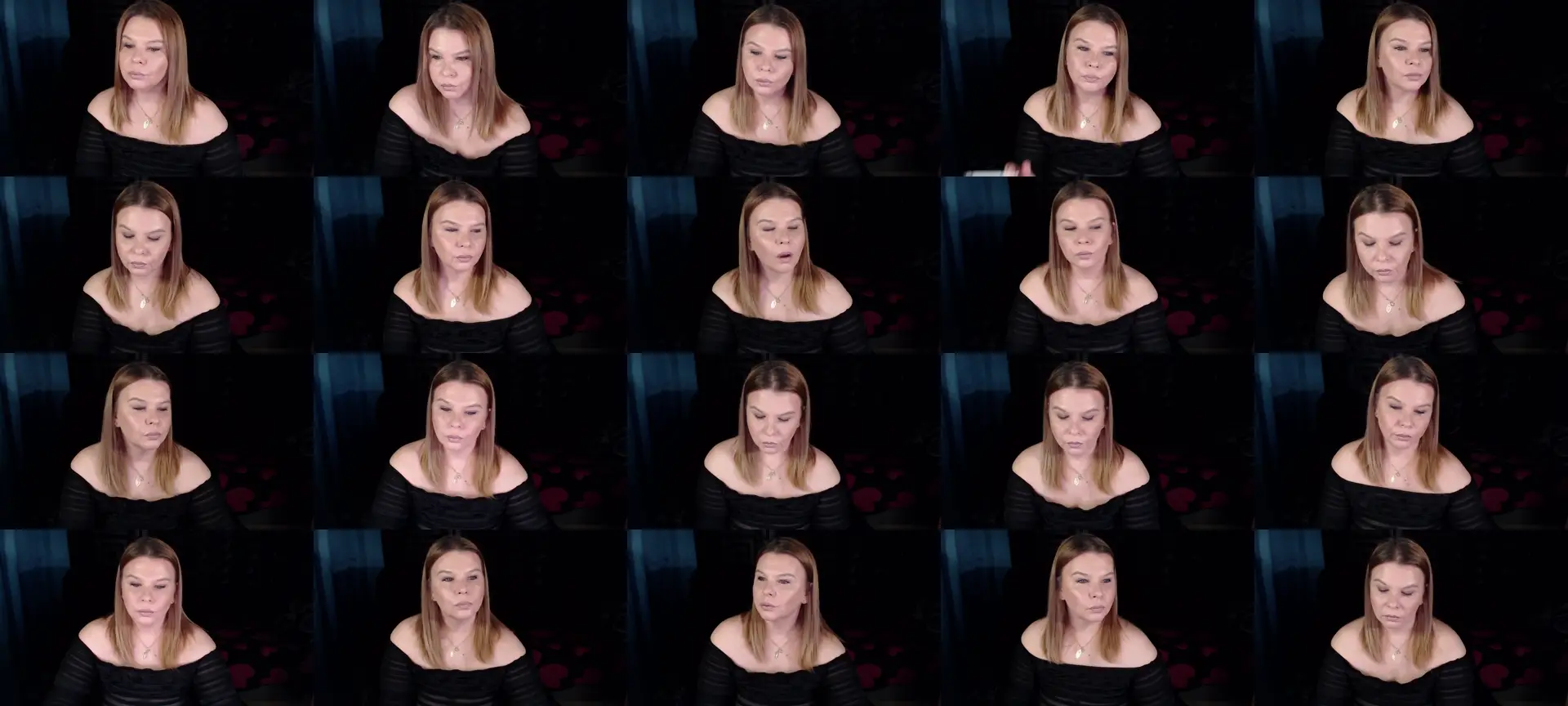 MissKali666 photo contact sheet