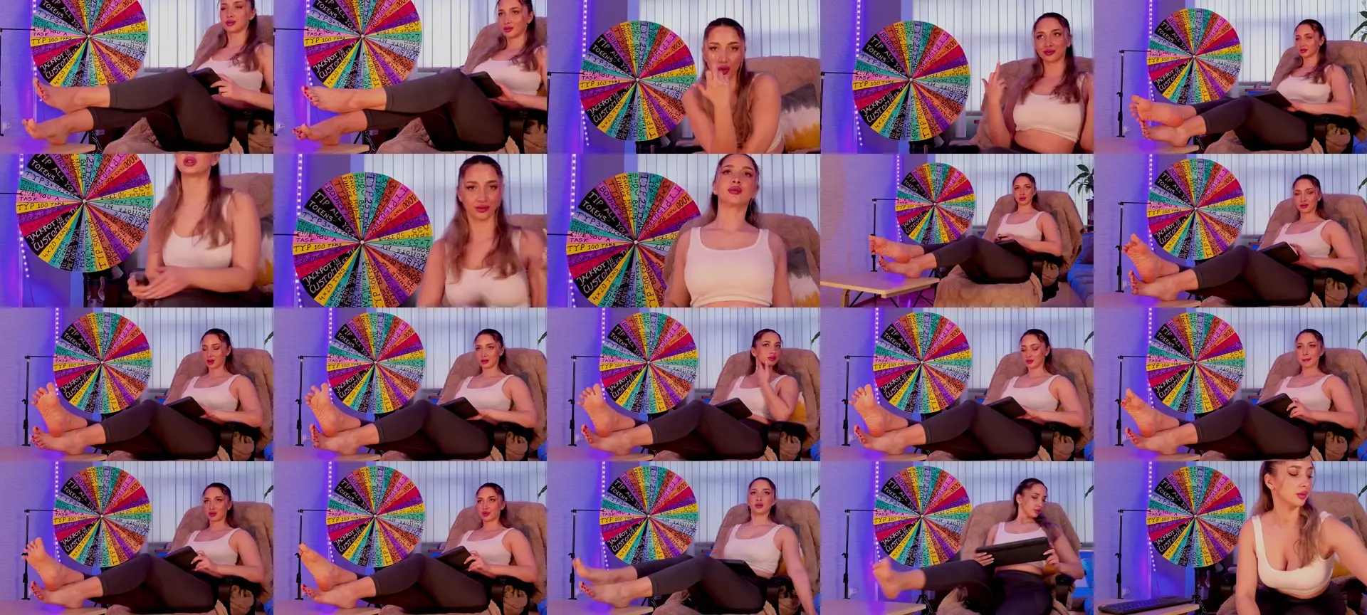 MistressEllye photo contact sheet